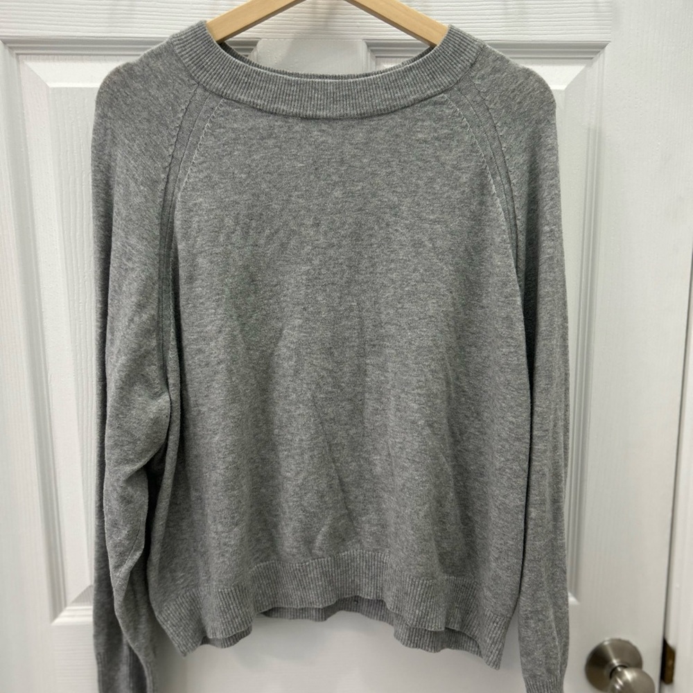 a new day Gray Crewneck Pullover Sweater